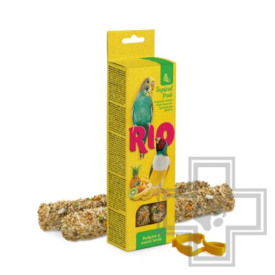 RIO Палочки для волнистых попугайчиков и экзотов, с тропическими фруктами