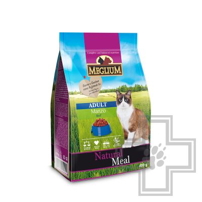 Meglium Adult Beef Корм для взрослых кошек с чувствительным пищеварением, с говядиной
