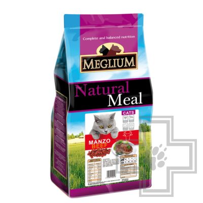 Meglium Adult Beef Корм для взрослых кошек с чувствительным пищеварением, с говядиной