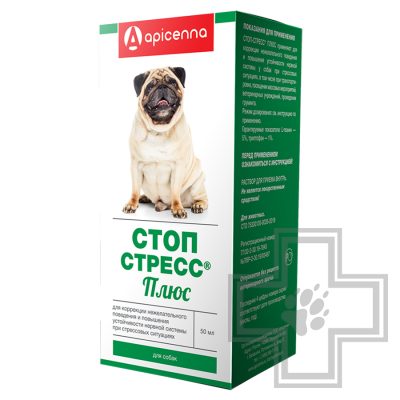 Стоп-стресс Плюс Капли для коррекции поведения при стрессовых ситуациях у собак
