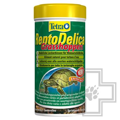 Tetra ReptoDelica Корм для водных черепах, с кузнечиками