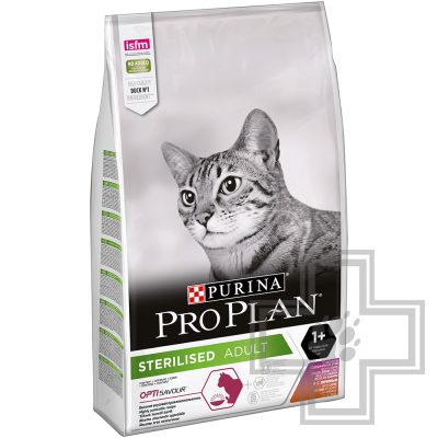 Pro Plan Sterilised Adult Optisavour Корм для взрослых стерилизованных кошек, с уткой и печенью