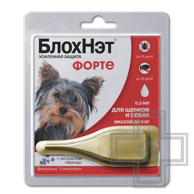 БлохНэт Форте Капли инсектоакарицидные для собак