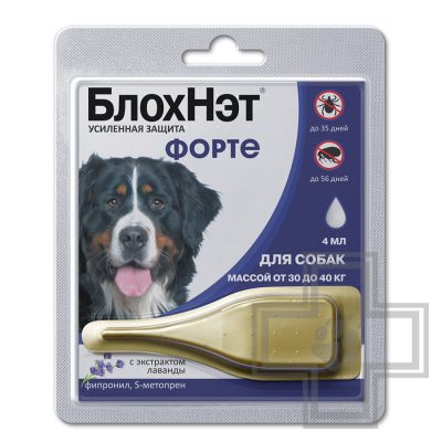 БлохНэт Форте Капли инсектоакарицидные для собак