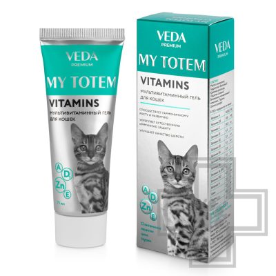 Мультивитаминный гель MY TOTEM VITAMINS для кошек