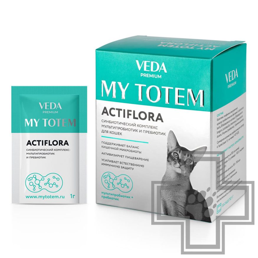 Синбиотический комплекс MY TOTEM ACTIFLORA для кошек (цена за 1 саше)