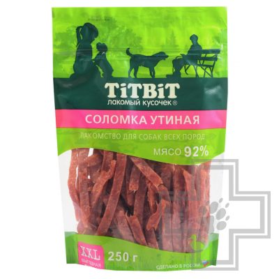 TiTBiT Соломка утиная для собак всех пород