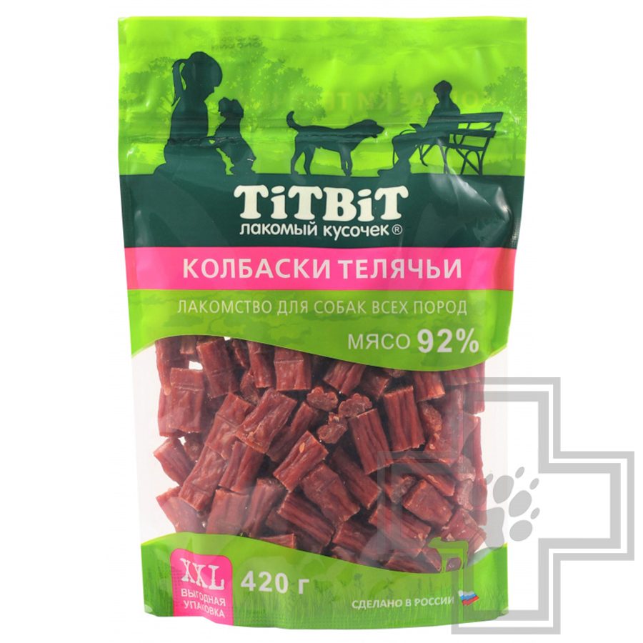 TiTBiT Колбаски телячьи для собак всех пород