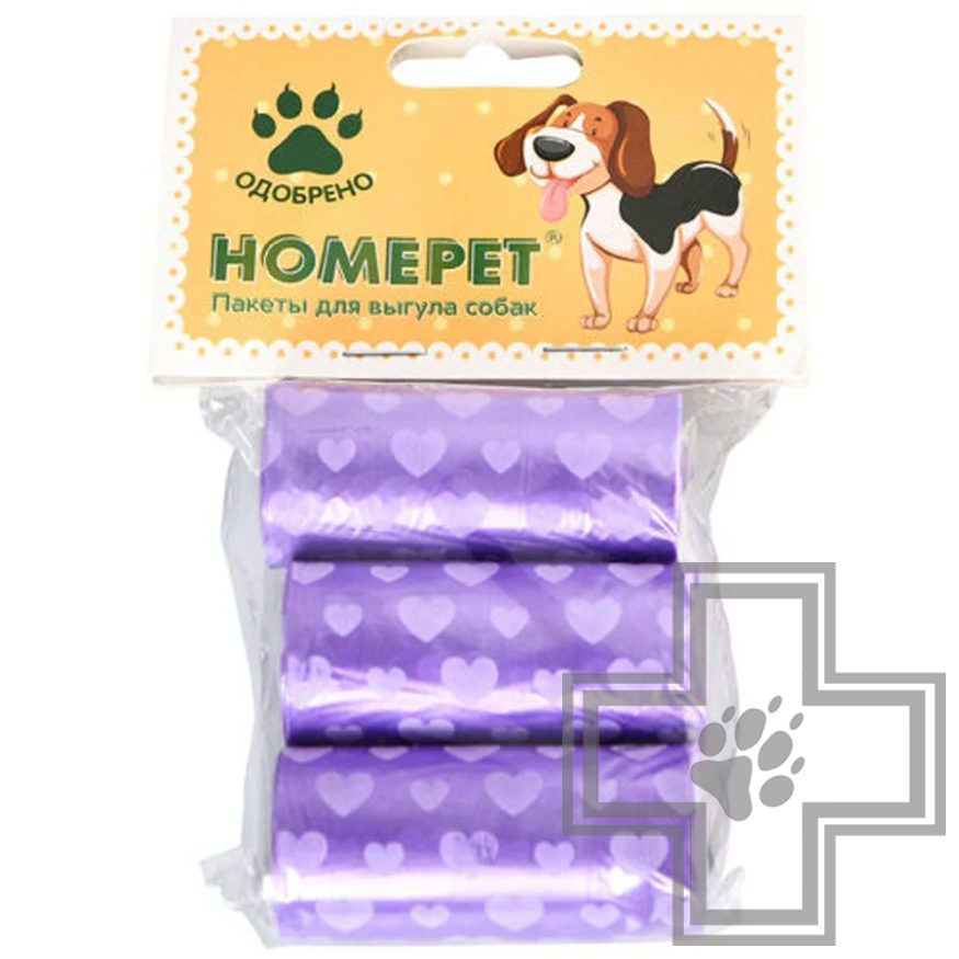 HOMEPET Пакеты для выгула собак, с рисунком