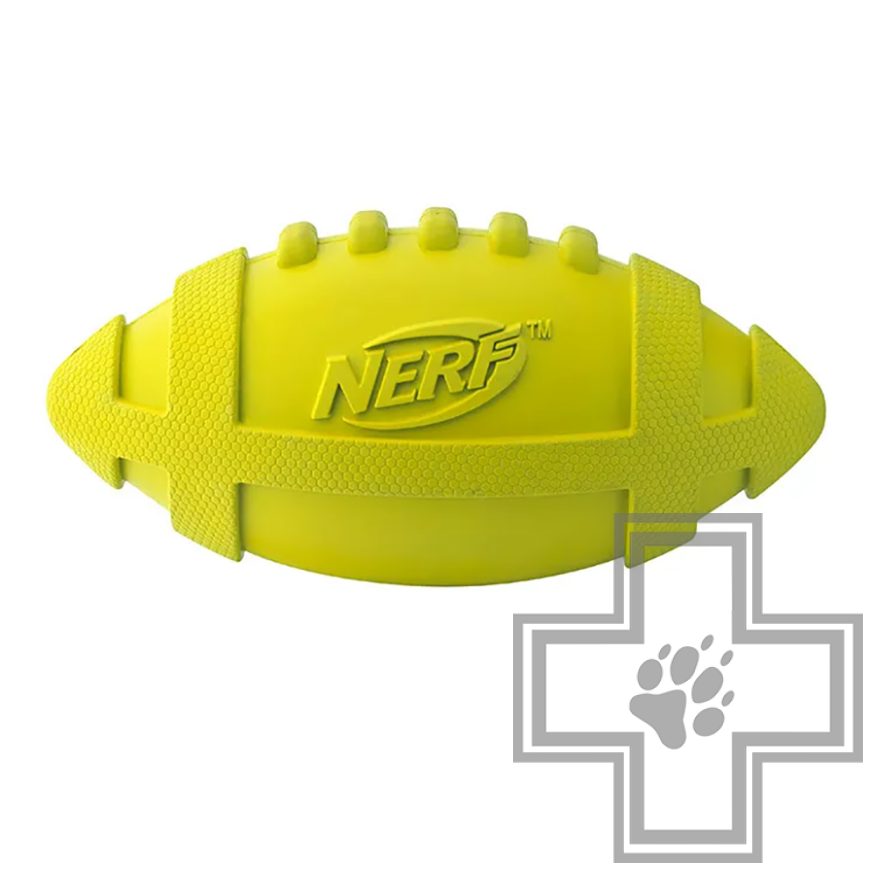 NERF Мяч пищащий для регби, 17,5 см