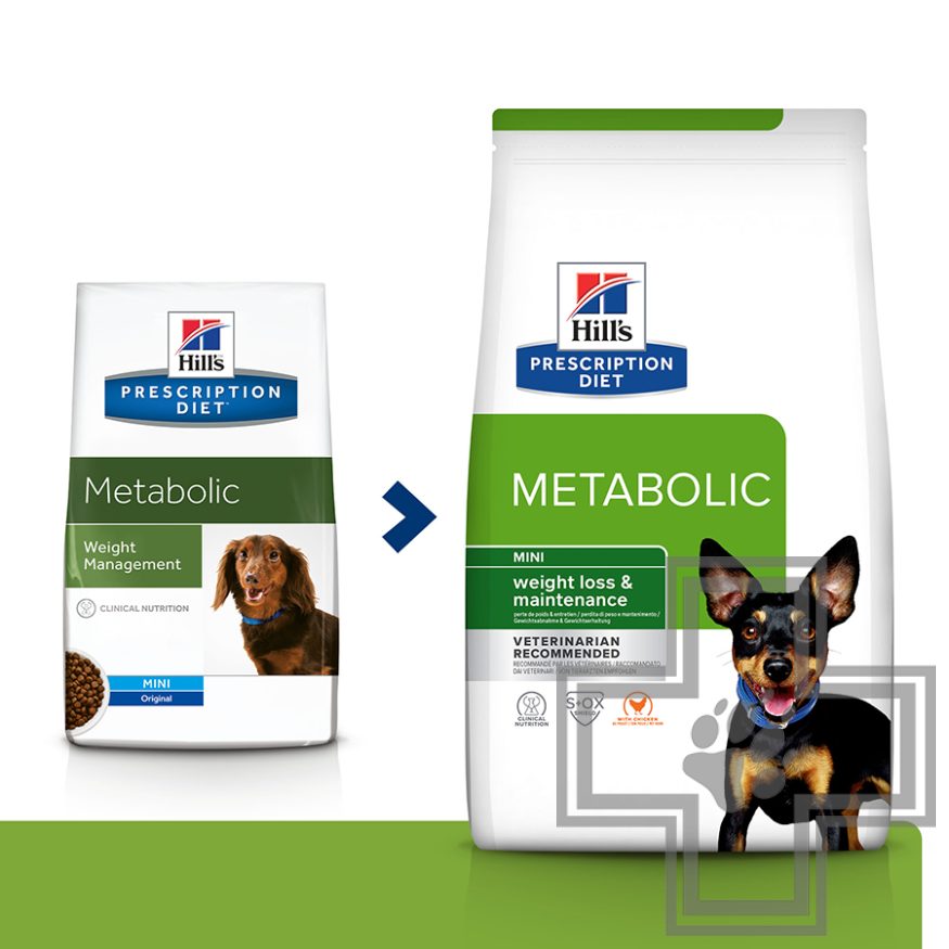 Hill's PD Metabolic Mini Корм-диета для собак мелких пород для снижения и поддержания веса,с курицей Hill's PD Metabolic Mini Корм-диета для собак мелких пород для снижения и поддержания веса,с курицей