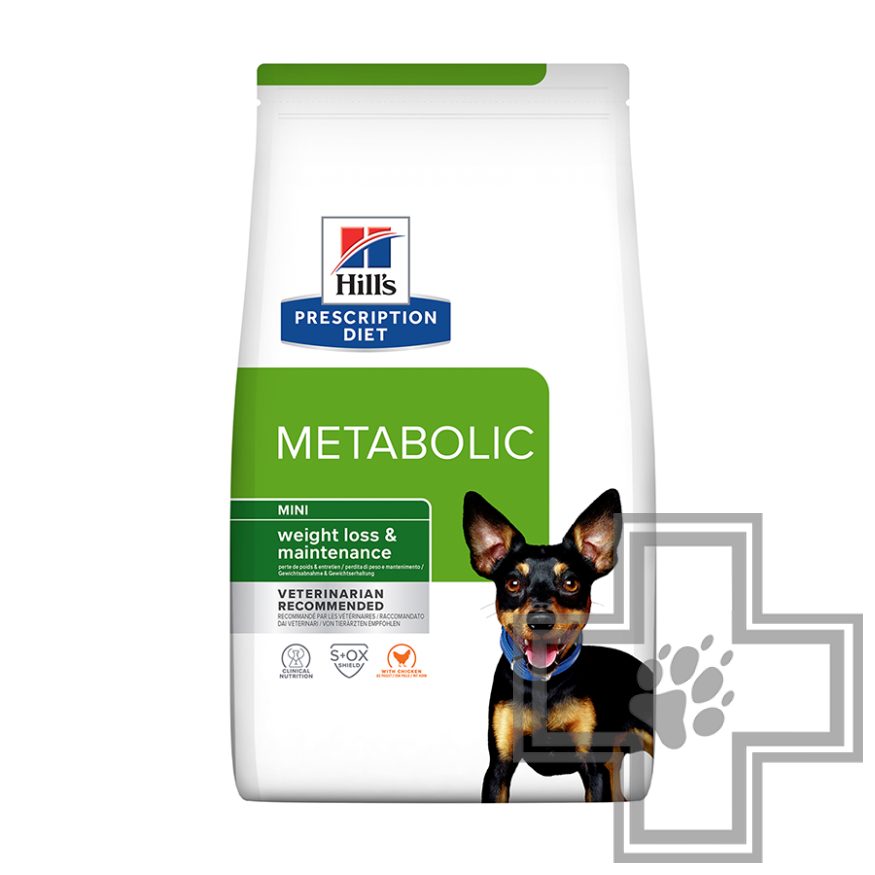 Hill's PD Metabolic Mini Корм-диета для собак мелких пород для снижения и поддержания веса,с курицей
