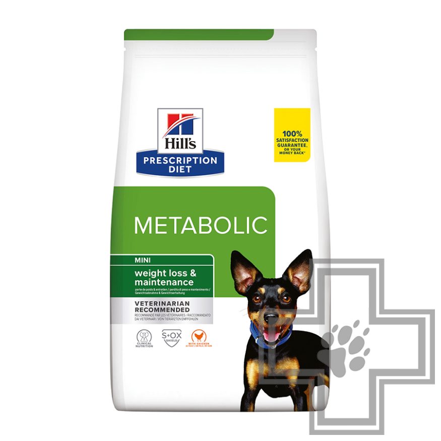Hill's PD Metabolic Mini Корм-диета для собак мелких пород для снижения и поддержания веса,с курицей Hill's PD Metabolic Mini Корм-диета для собак мелких пород для снижения и поддержания веса,с курицей