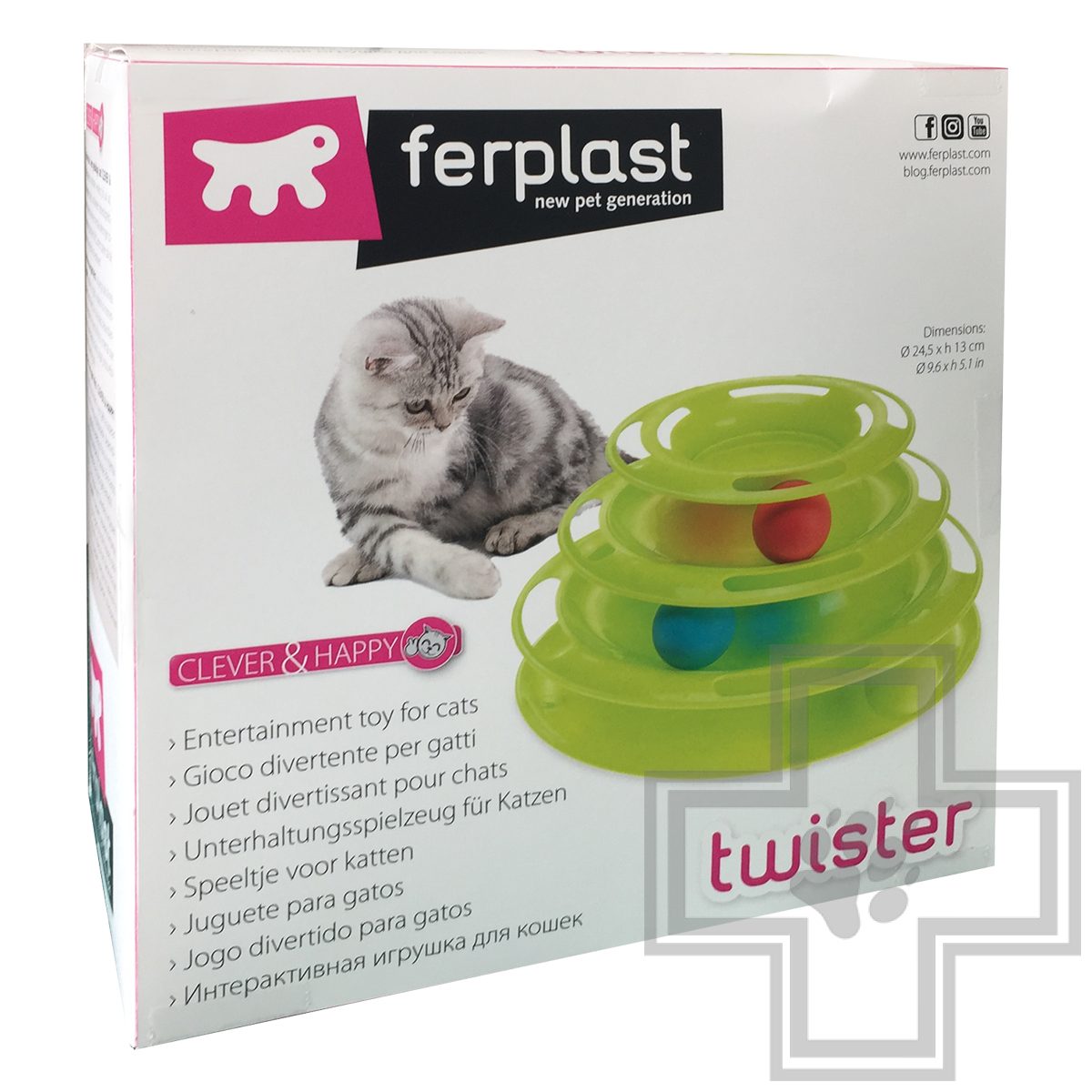 Ferplast Интерактивная игрушка "TWISTER" для кошек