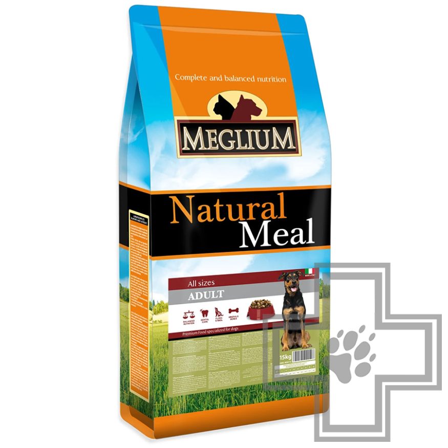 Meglium Natural Meal Adult Корм для взрослых собак всех пород