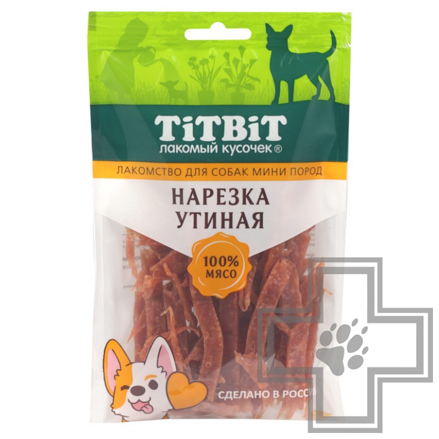 TiTBiT Нарезка утиная для собак мелких пород