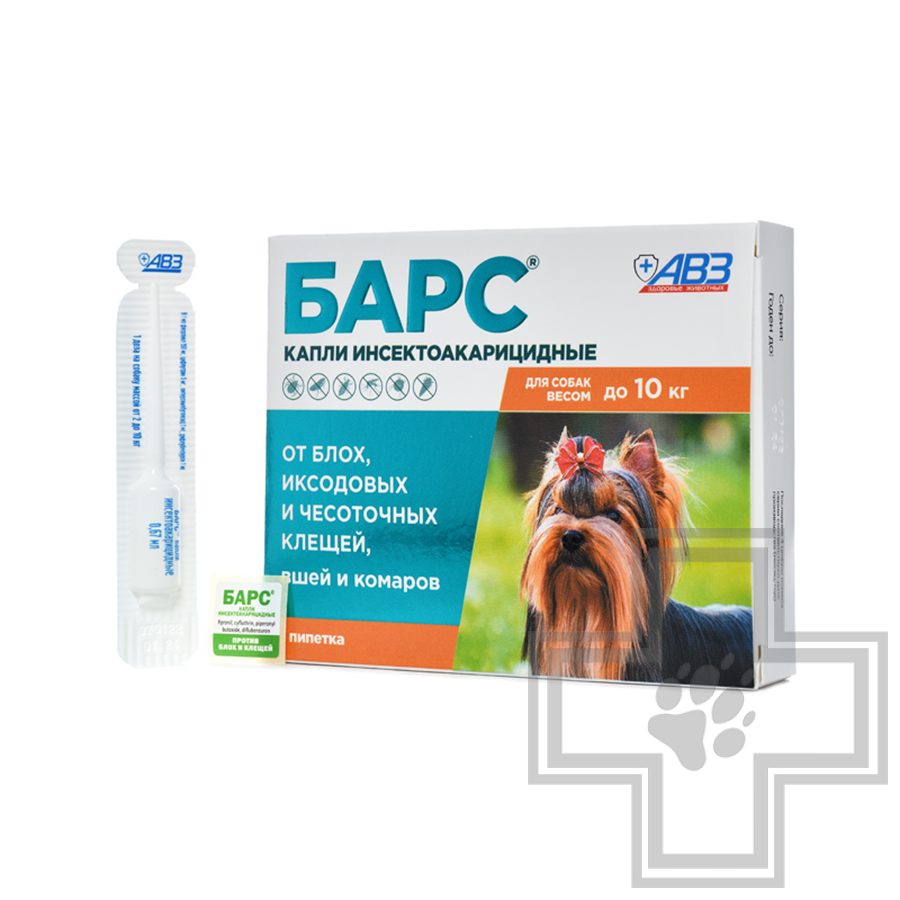 БАРС Капли инсектоакарицидные для собак