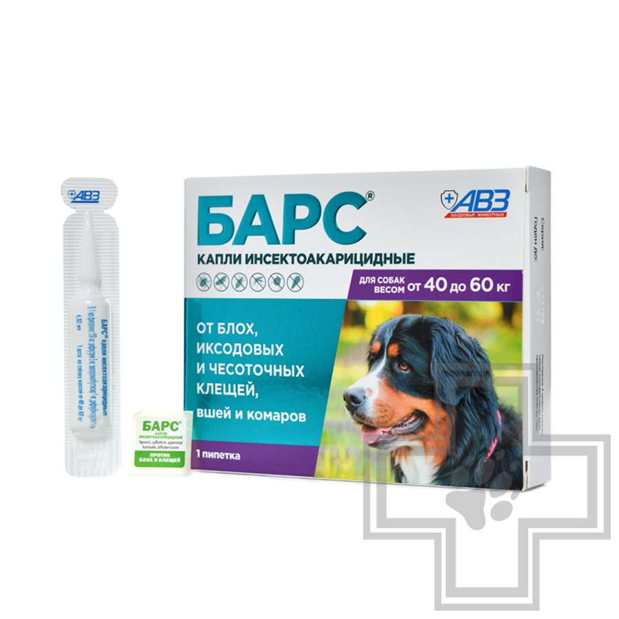 БАРС Капли инсектоакарицидные для собак