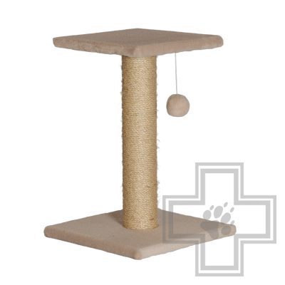 Q-zoo Когтеточка-столбик M, с площадкой