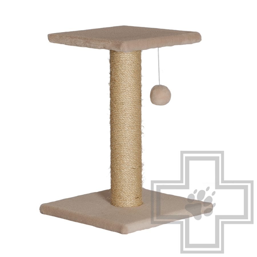 Q-zoo Когтеточка-столбик M, с площадкой