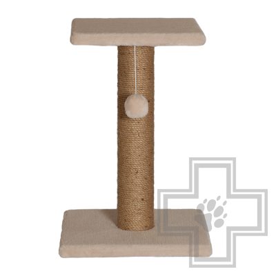 Q-zoo Когтеточка с площадкой джут М