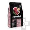 AlphaPet Корм для щенков до 6 месяцев крупных пород, с говядиной и рубцом