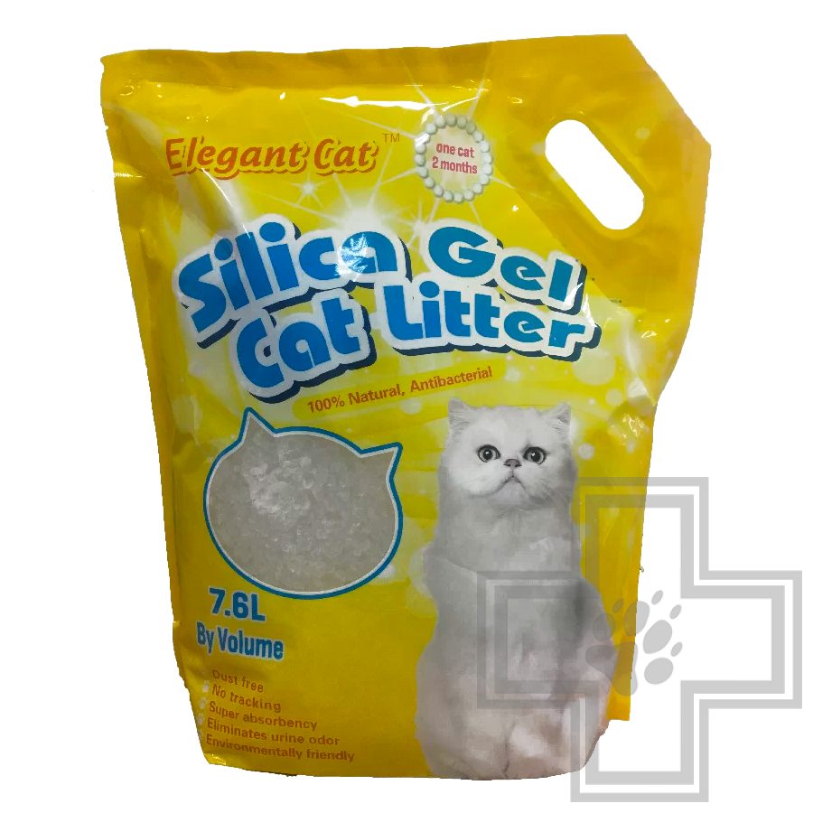Elegant Cat Наполнитель силикагелевый впитывающий, без запаха