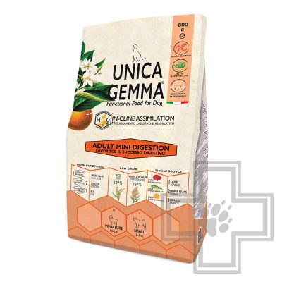 Unica Gemma Adult Digestion Корм для взрослых собак мелких пород для улучшения пищеварения