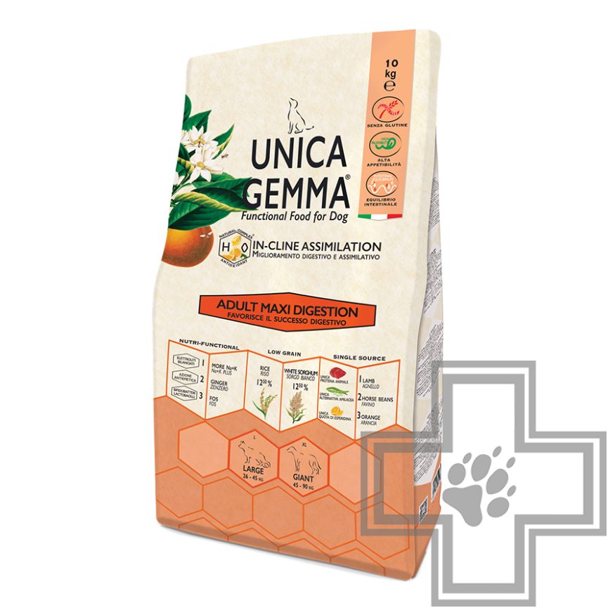 Unica Gemma Adult Digestion Корм для взрослых собак крупных пород для улучшения пищеварения
