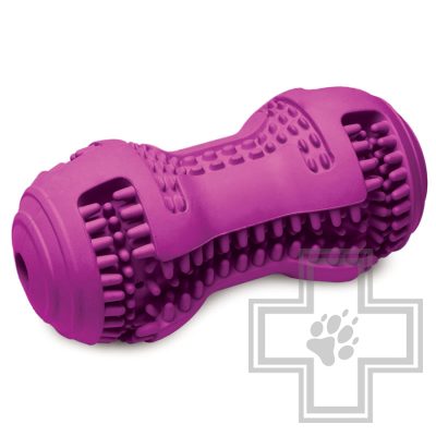 TRIOL Игрушка для собак из цельнолитой резины "Гантель-массажер"
