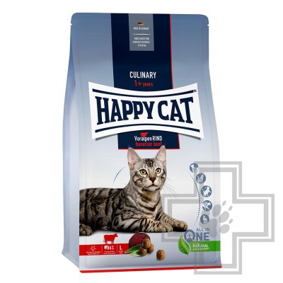 Happy Cat Culinary Voralpen Rind Корм для взрослых кошек, с баварской говядиной