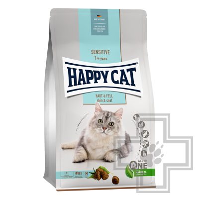 Happy Cat Sensitive Haut & Fell Корм для взрослых кошек с проблемами кожи и шерсти
