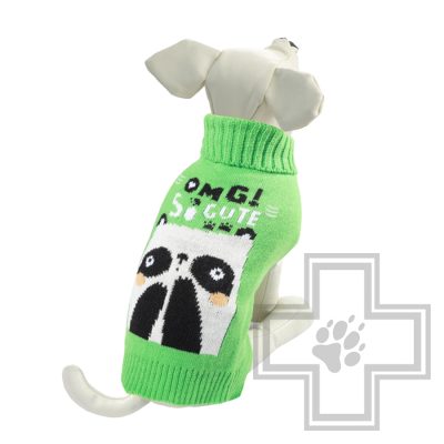 TRIOL Свитер "Панда", зеленый