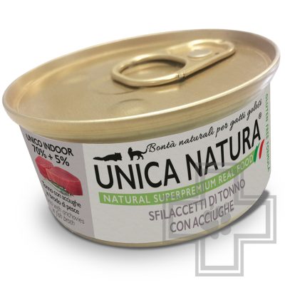 Unica Natura Консерва для кошек, c тунцом и анчоусами