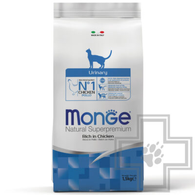Monge Urinary Корм для взрослых кошек для профилактики мочекаменной болезни, с курицей