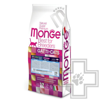 Monge LOW GRAIN Корм низкозерновой для взрослых кошек, с анчоусами