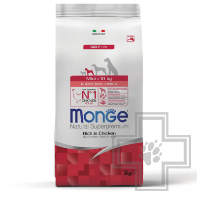Monge Mini Starter Корм для щенков мелких пород, с курицей