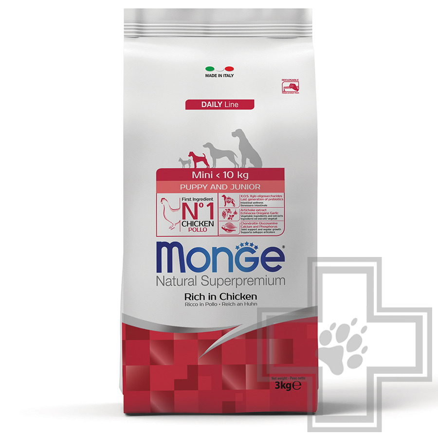 Monge Mini Starter Корм для щенков мелких пород, с курицей