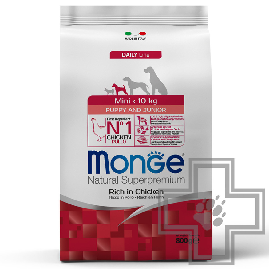 Monge Mini Starter Корм для щенков мелких пород, с курицей Monge Mini Starter Корм для щенков мелких пород, с курицей