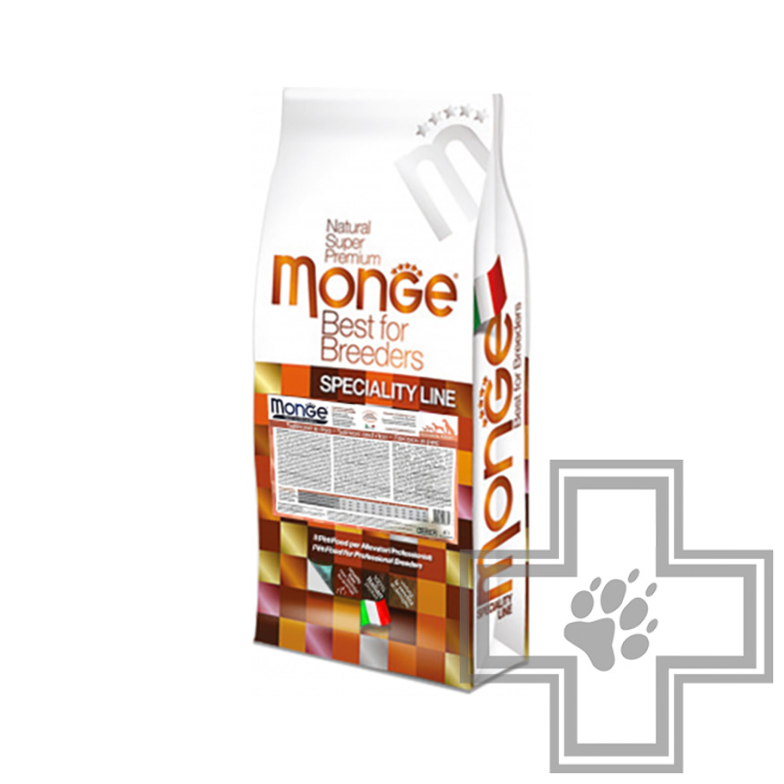 Monge Monoprotein Корм для взрослых собак всех пород, с лососем и рисом Monge Monoprotein Корм для взрослых собак всех пород, с лососем и рисом