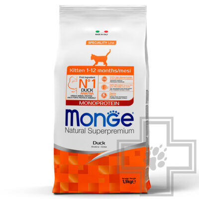 Monge Monoprotein Корм для котят, с уткой