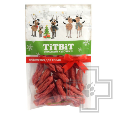 TiTBiT Колбаски Салямки для собак (Новогодняя коллекция)