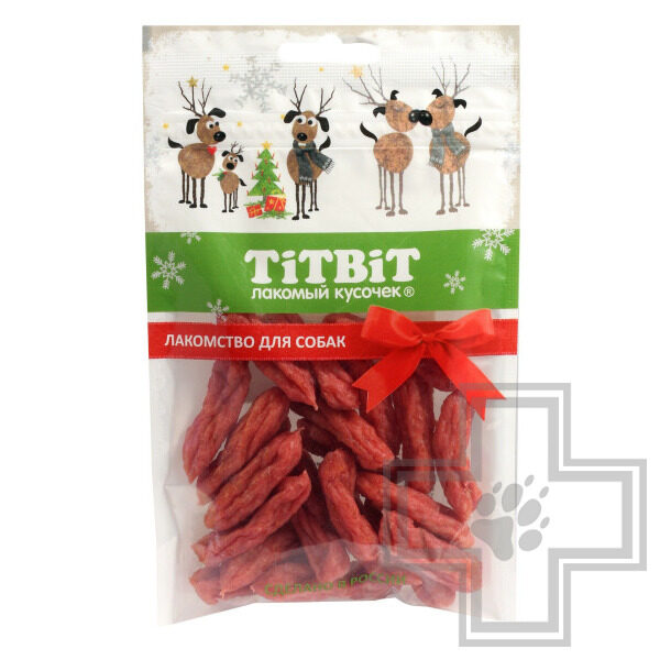 TiTBiT Колбаски Салямки для собак (Новогодняя коллекция)