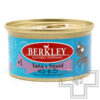 Berkley Консервы №1 для взрослых кошек, с тунцом и кальмаром в соусе