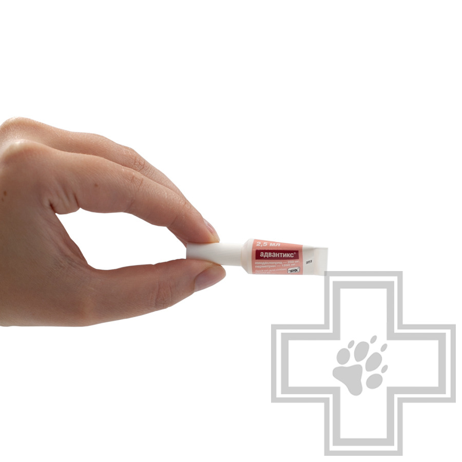 Адвантикс Капли на холку от блох, клещей и комаров (цена за 1 пипетку)