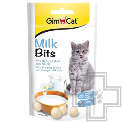 GimCat Milk Bits Лакомство для кошек "Молочные шарики"