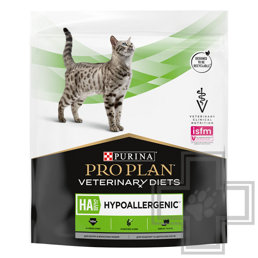 Pro Plan VD HA ST/OX Hypoallergenic Корм-диета для кошек для снижения пищевой аллергии