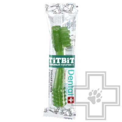 TiTBiT ДЕНТАЛ+ Зубная щетка с мясом кролика для собак маленьких пород