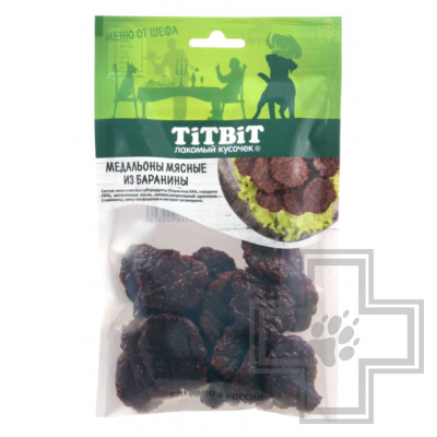 TiTBiT Медальоны мясные из баранины для собак Меню от Шефа