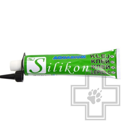 Aquarium Клей силиконовый черный, 60 мл